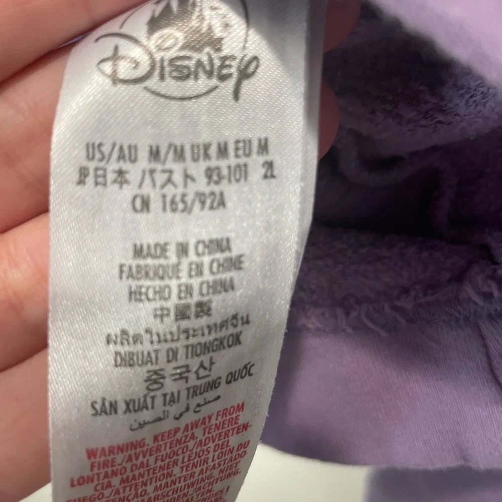 Disneyland Purple Mickey Tie-Dye Sweatshirt Size Medium - Picture 4 of 7